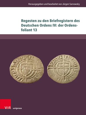 cover image of Regesten zu den Briefregistern des Deutschen Ordens IV